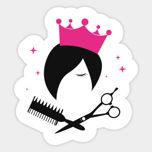 Hairdresser Hairdressers Logo Team Hair Salon Sticker